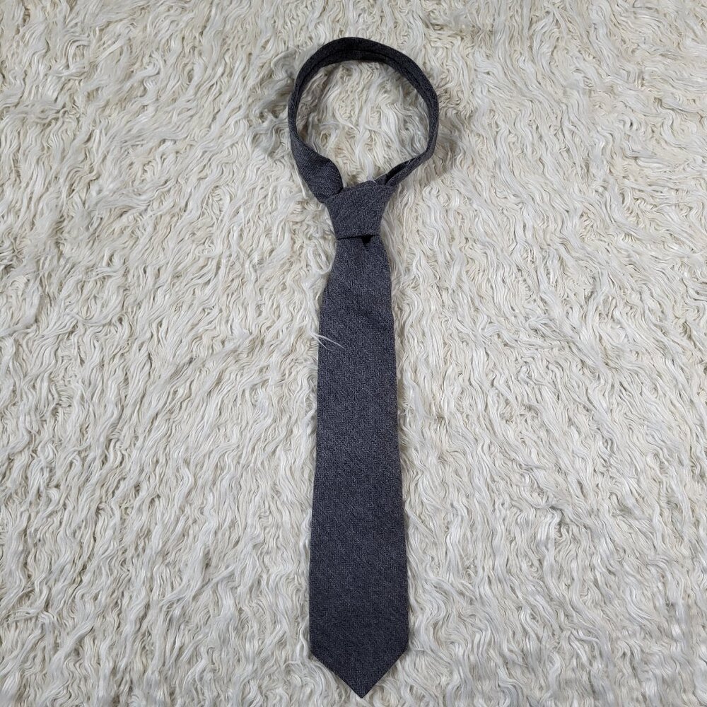 Brooks Brothers Makers Men's Cashmere Gray Tie